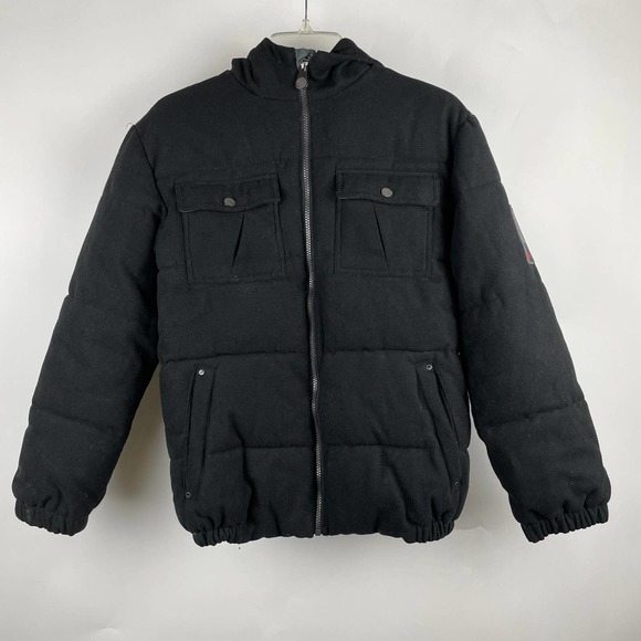 Hawke & Co Jackets & Coats Hawke Co Outfitter Black Zip Up Puffer